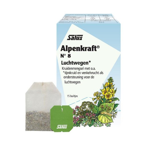 afbeelding van Kruidenthee 8 alpenkraft