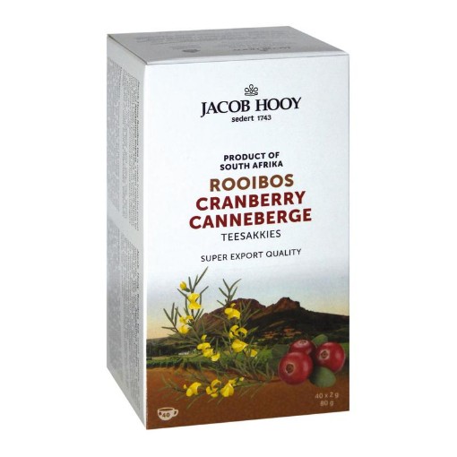 afbeelding van Rooibosthee cranberry