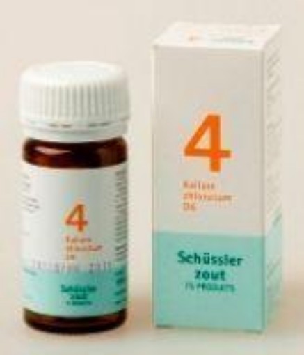 afbeelding van Kalium chloratum 4 D6 Schussler