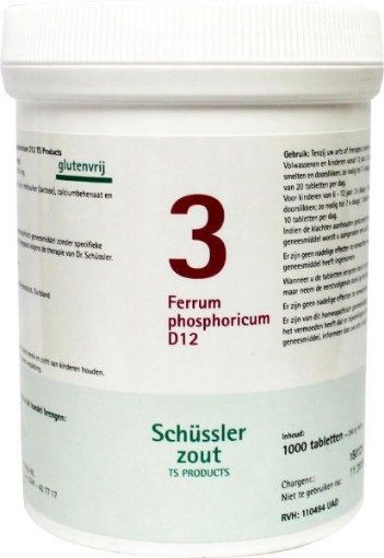 afbeelding van Ferrum phosphoricum 3 D12 Schussler