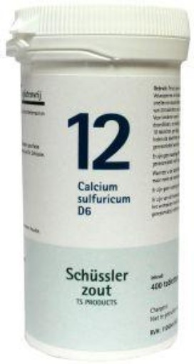 afbeelding van Calcium sulfuricum 12 D6 Schussler