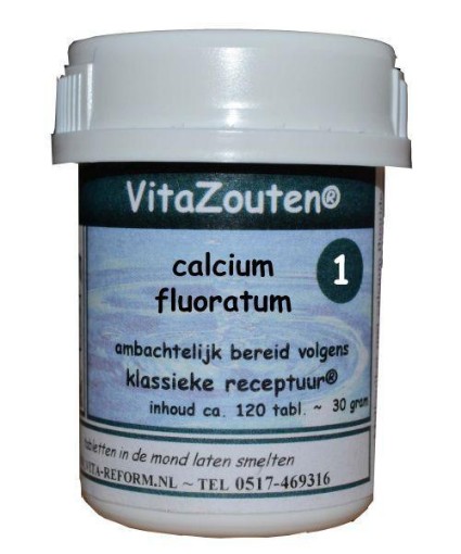 afbeelding van Calcium fluoratum Vitazout Nr. 01