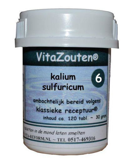 afbeelding van Kalium sulfuricum VitaZout Nr. 06