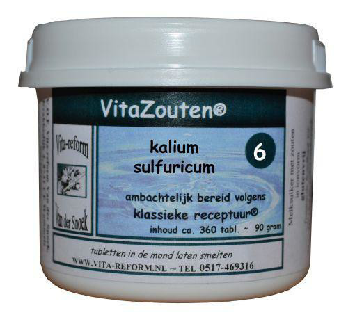 afbeelding van Kalium sulfuricum VitaZout Nr. 06