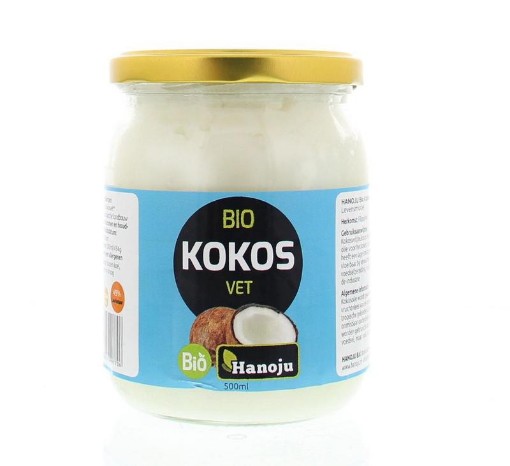 afbeelding van Bio kokosvet glasflacon