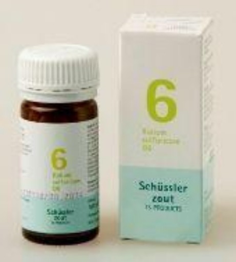 afbeelding van Kalium sulfuricum 6 D6 Schussler