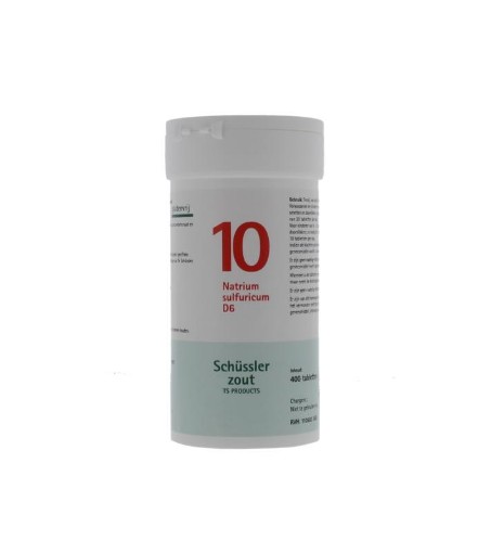 afbeelding van Natrium sulfuricum 10 D6 Schussler