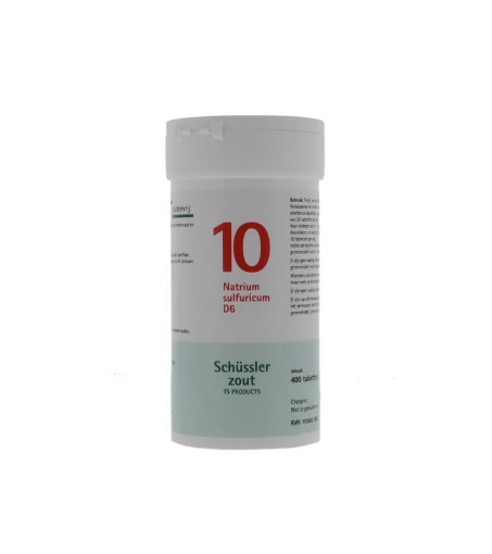 afbeelding van Natrium sulfuricum 10 D6 Schussler