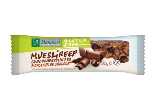 afbeelding van Mueslireep chocolade glutenvrij