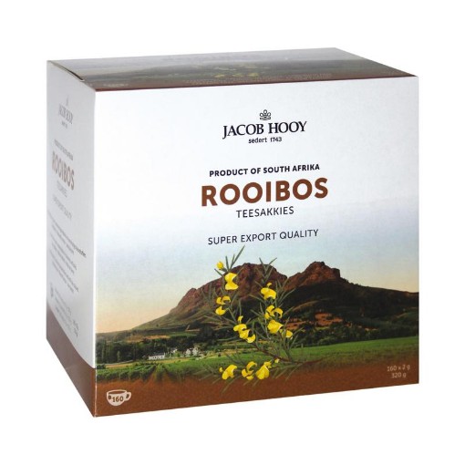 afbeelding van Rooibosthee jubileum doos 160 stuks