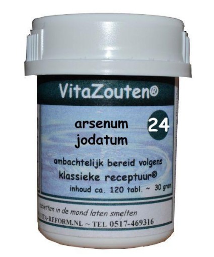 afbeelding van Arsenum jodatum VitaZout Nr. 24