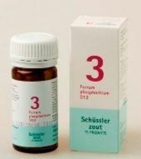 afbeelding van Ferrum phosphoricum 3 D12 Schussler