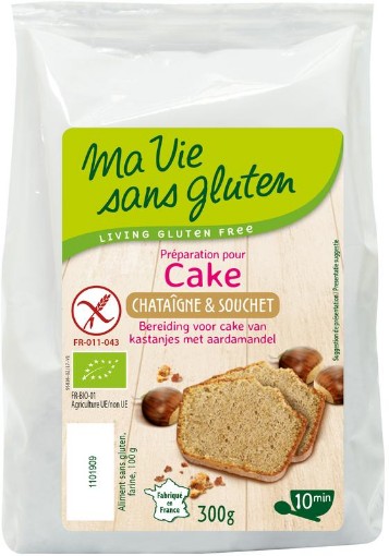 afbeelding van Amandel kastanje cakemix bio - glutenvrij