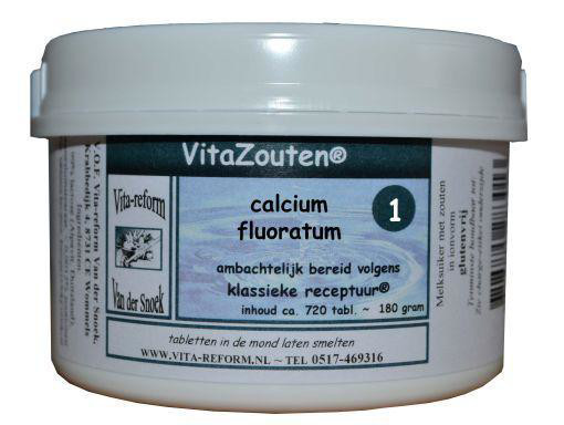 afbeelding van Calcium fluoratum Vitazout Nr. 01