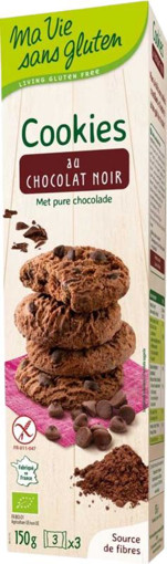 afbeelding van Chocolade koekjes bio - glutenvrij