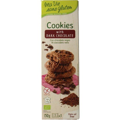 afbeelding van Chocolade koekjes bio - glutenvrij