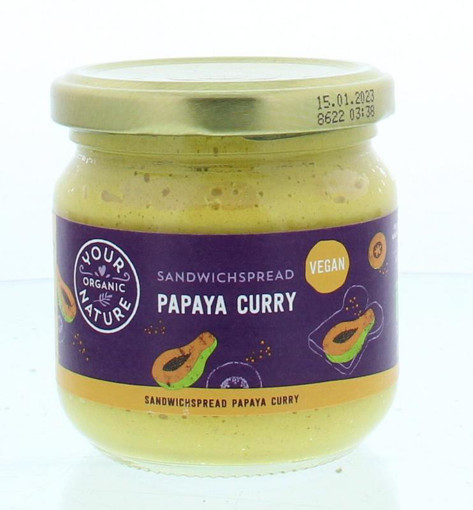afbeelding van Sandwichspread papaya-curry