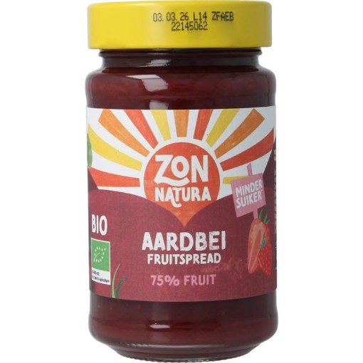 afbeelding van Fruitspread aardbei 75%