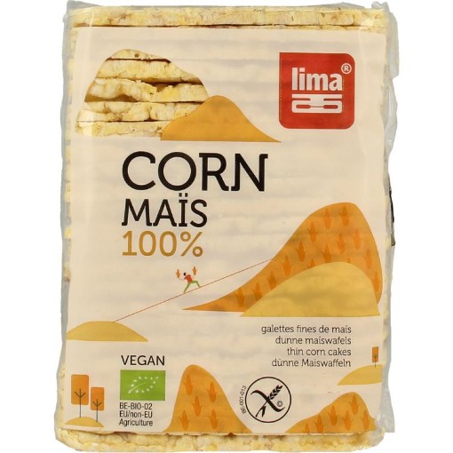 afbeelding van Maiswafels dun rechthoek