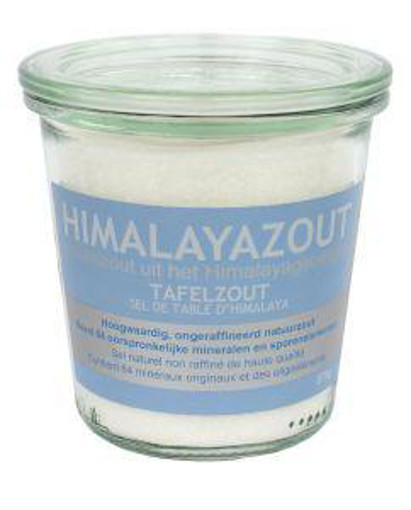 afbeelding van Himalayazout tafelzout wit fijn glas