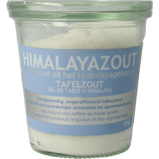 afbeelding van Himalayazout tafelzout wit fijn glas