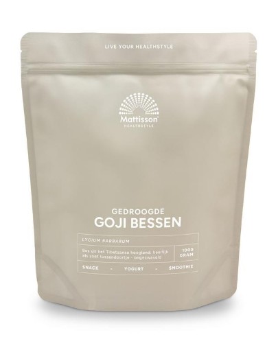 afbeelding van Bessen goji gedroogd pot