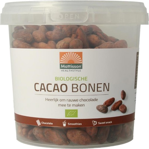 afbeelding van Bio cacao bonen raw