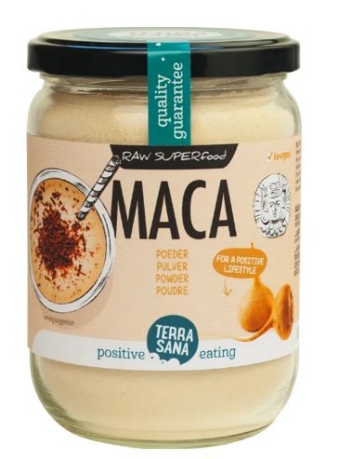 afbeelding van Raw maca high energy poeder in glas