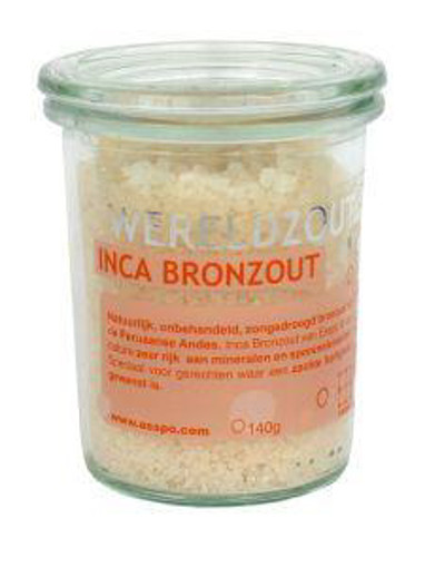 afbeelding van Wereldzout Inca Bronzout glas