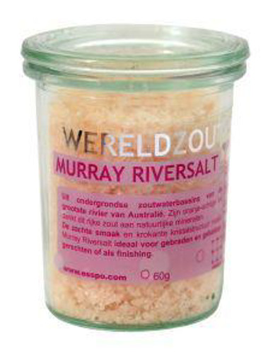 afbeelding van Wereldzout Murray River Salt glas