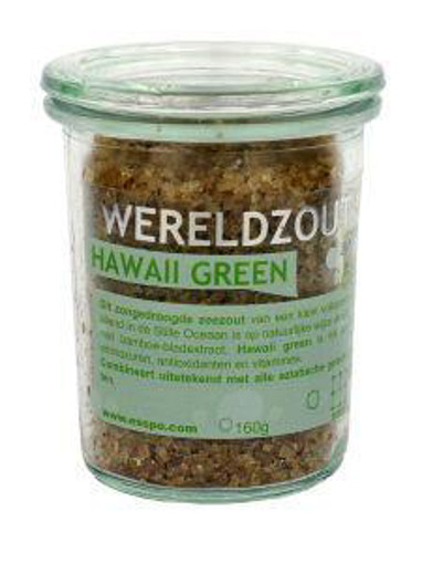 afbeelding van Wereldzout Hawaii Green glas