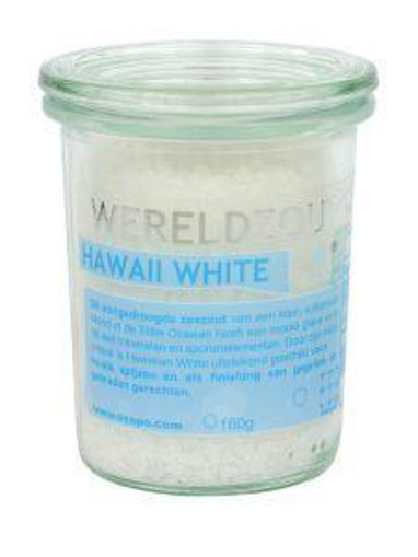 afbeelding van Wereldzout Hawaii White glas