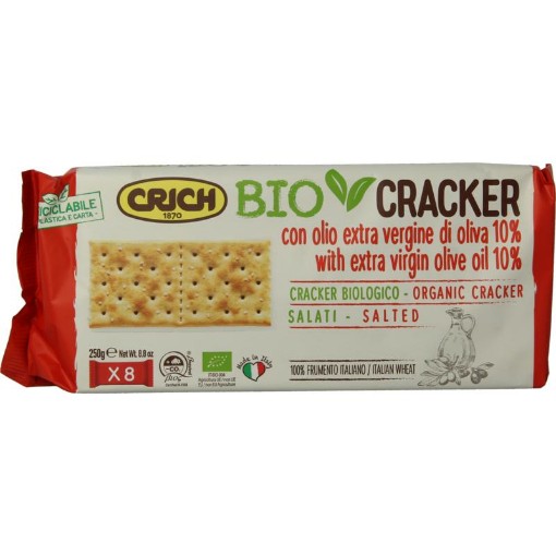 afbeelding van Crackers olijfolie met zout rood