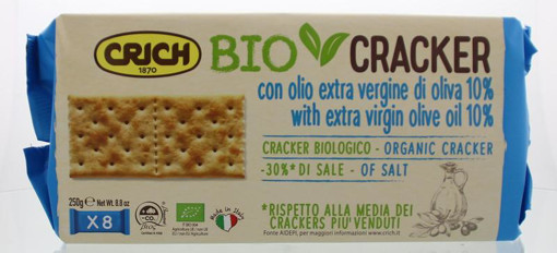 afbeelding van Crackers olijfolie zonder zout blauw
