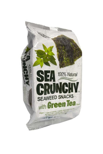 afbeelding van Nori zeewier snacks groene thee