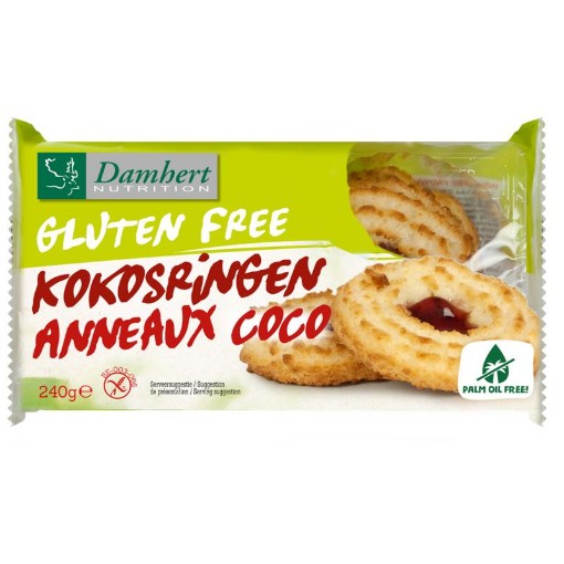 afbeelding van Kokosringen fruitvulling