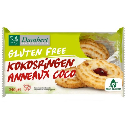 afbeelding van Kokosringen fruitvulling