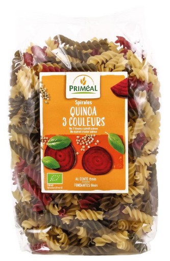 afbeelding van Organic fusilli 3 kleur tarwe quinoa