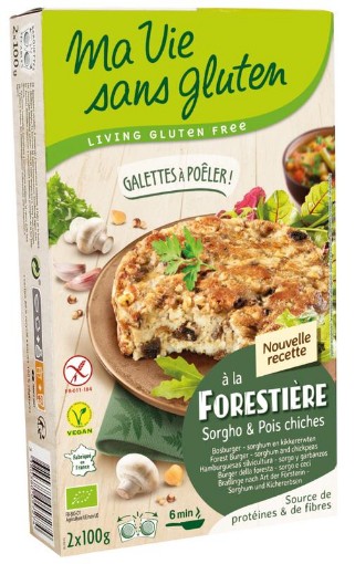 afbeelding van Championburger met kikkererwten bio - glutenvrij