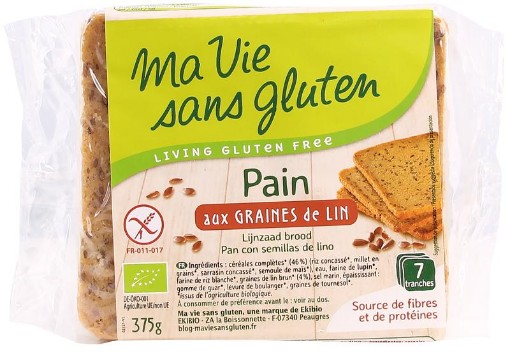 afbeelding van Brood lijnzaad bio - glutenvrij