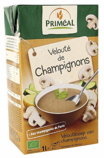afbeelding van Veloute soep champignons