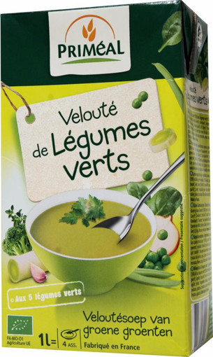 afbeelding van Veloute soep groene groenten