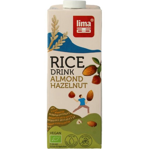 afbeelding van Rice drink hazelnoot amandel