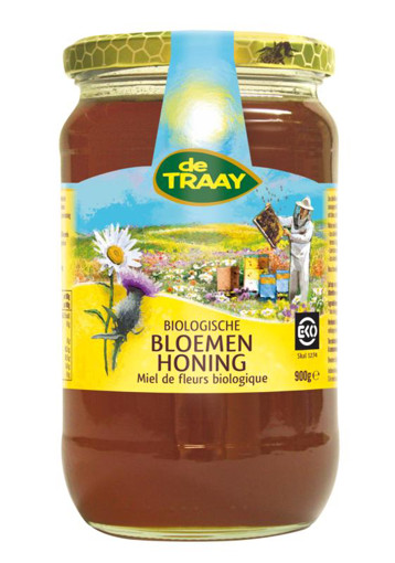 afbeelding van Bloemen honing vloeibaar eko