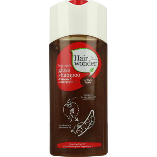 afbeelding van Hair repair gloss shampoo brown hair