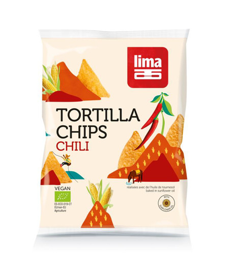 afbeelding van Tortilla chips chili bio