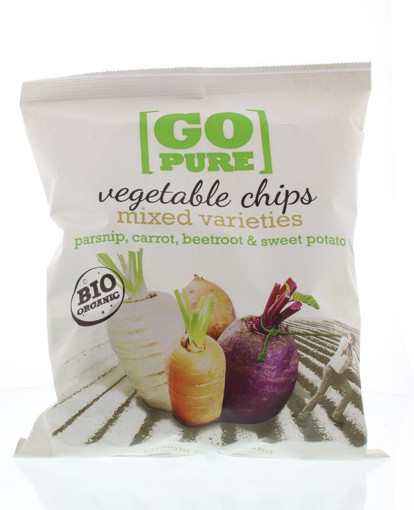 afbeelding van Vegetable chips go pure