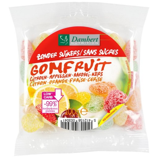 afbeelding van Extra gomfruit snoepje suikervrij