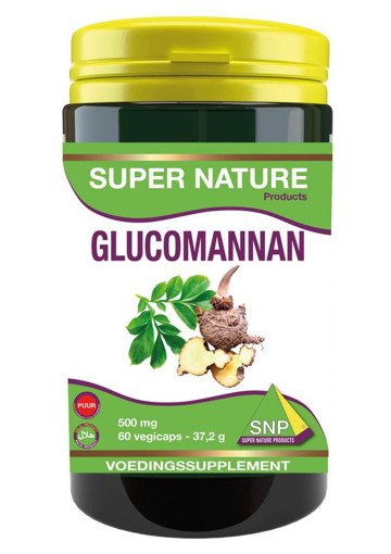 afbeelding van Glucomannan 500 mg puur