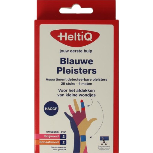 afbeelding van Detecteerbare pleisters blauw